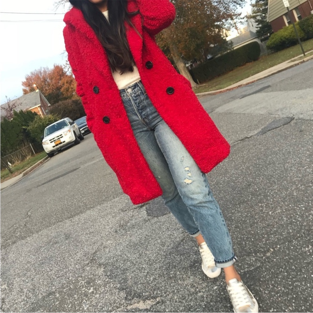 Zara teddy coat